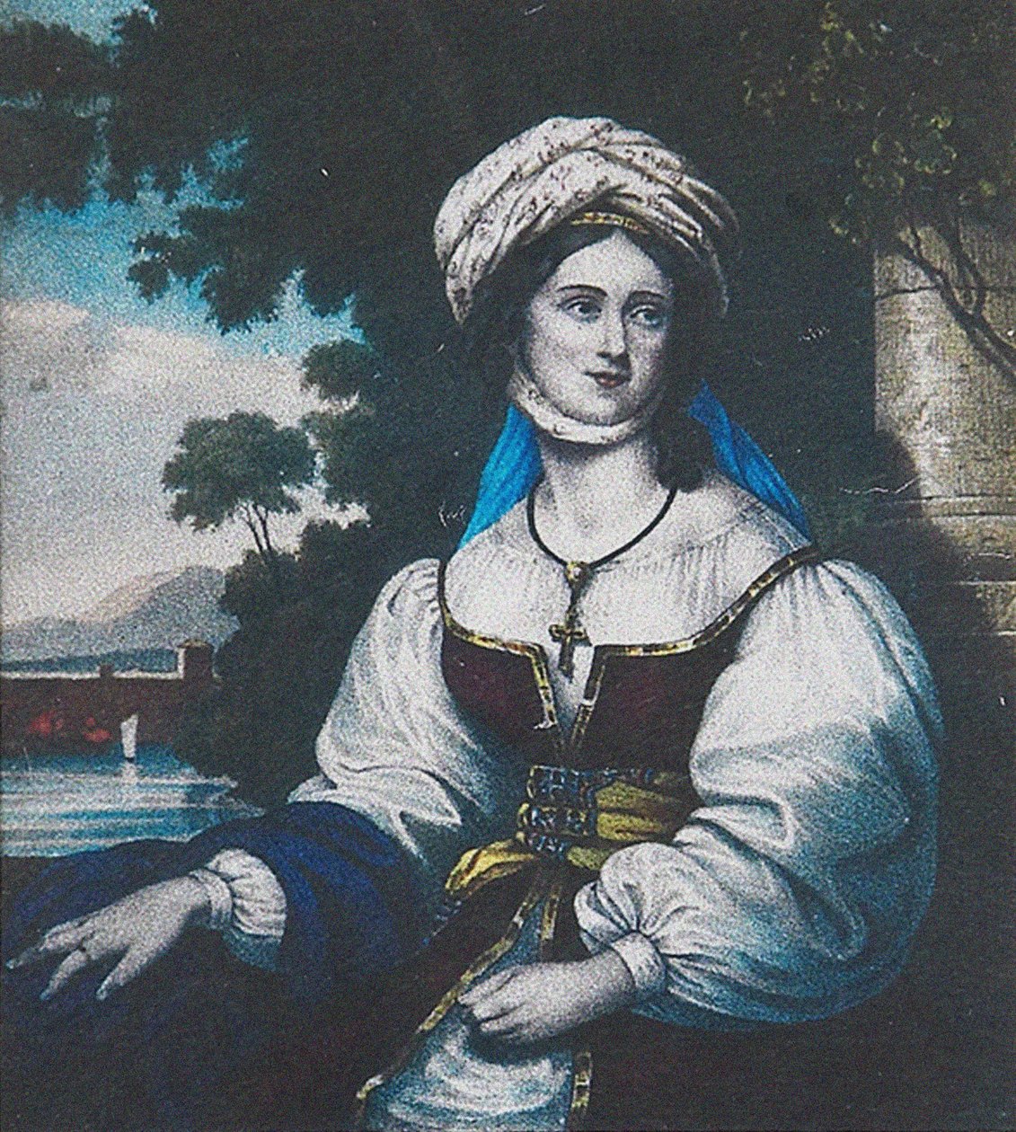 Portrett av Laskarina Bouboulina, 1830 av Adam Friedel