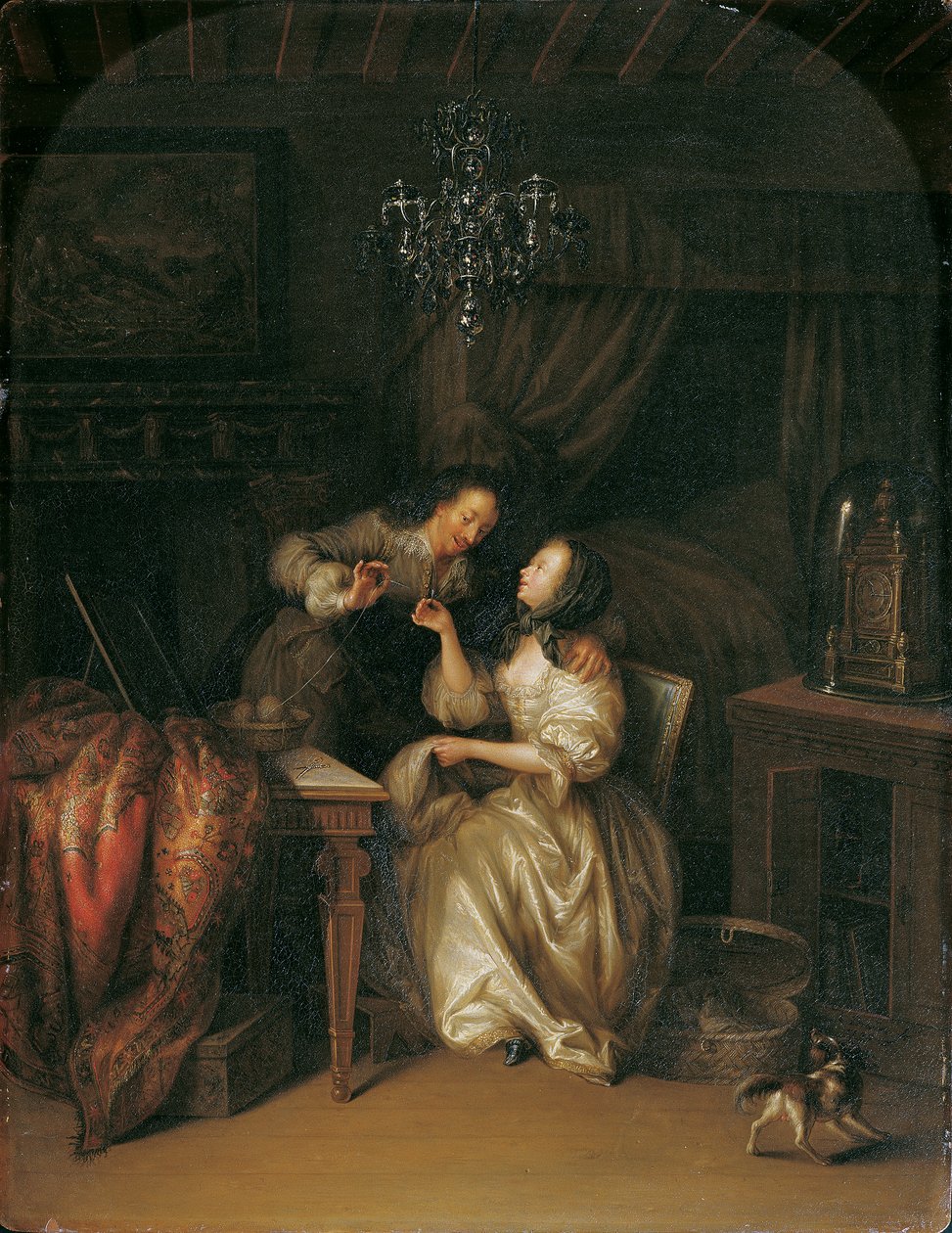 Den galante hjelperen av Adam Johann Braun