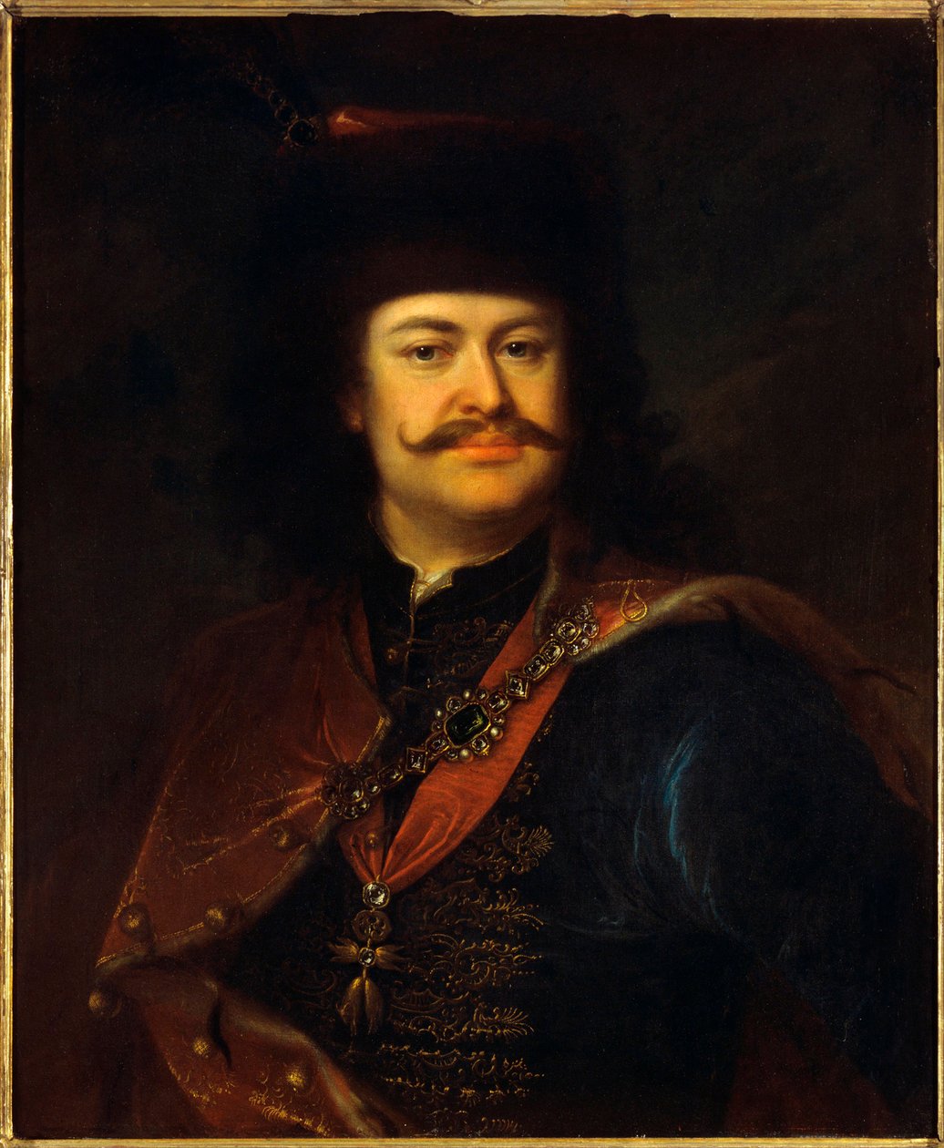 Francois II Rakoczi (1676-1735), Prins av Ungarn og Transylvania - Maleri av Adam Manyoki (1673-1757), olje på lerret (75,5x62,5 cm) av Ádam Mányoki