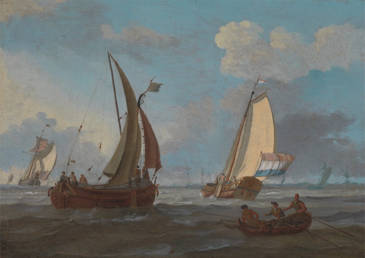 Nederlandsk frakt fra de lave landene, 1700-tallet. av Adam Silo