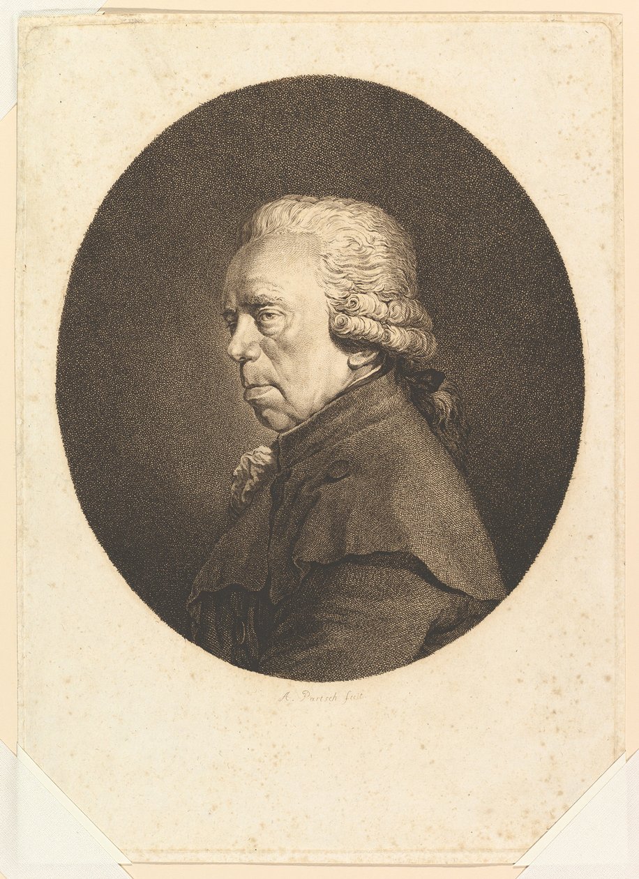 Portrett av Johann Christian Brand, 1793. av Adam von Bartsch
