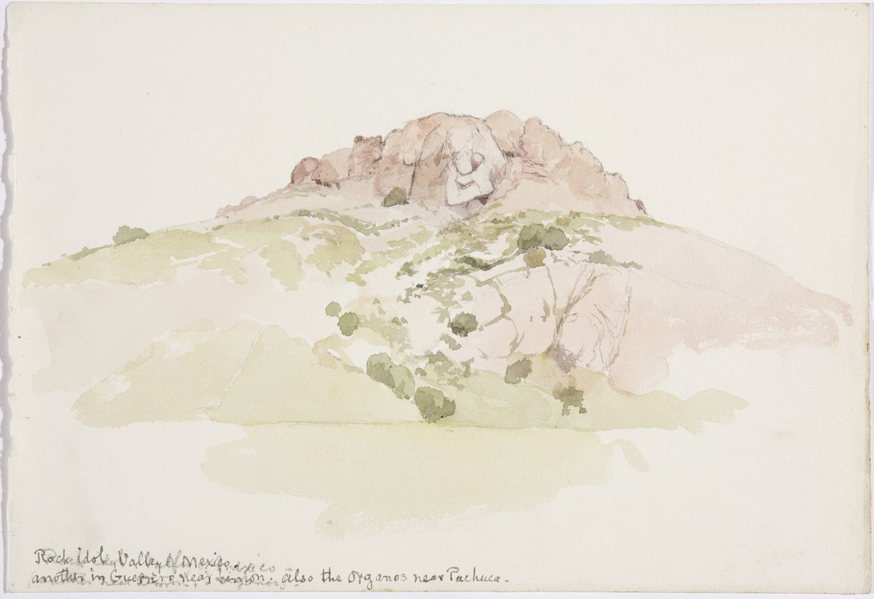 Et rockeidol" Cerro de los Riscos, utenfor Guadalupe, Mexico-dalen, Mexico av Adela Breton