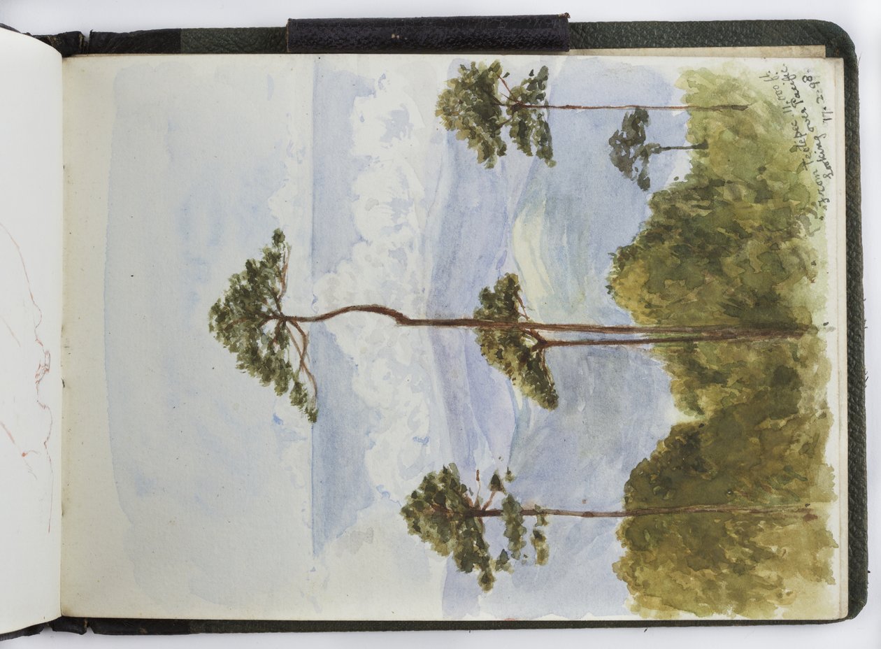 Skissebok med akvareller, tegninger og notater, Mexico, 1896-1898 (akvarell) av Adela Breton