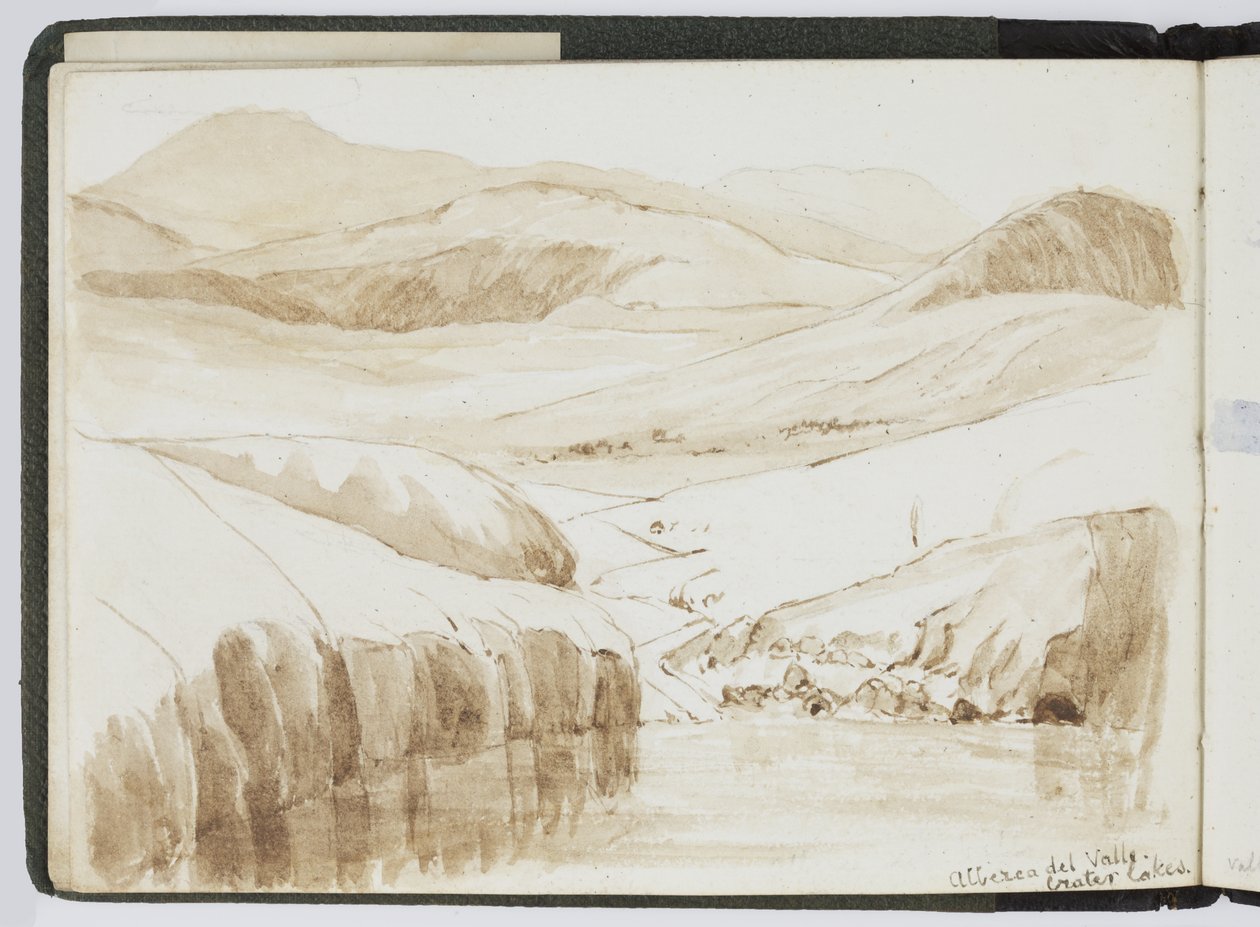 Skissebok med akvareller, tegninger og notater, Mexico, 1896-1898 (akvarell) av Adela Breton