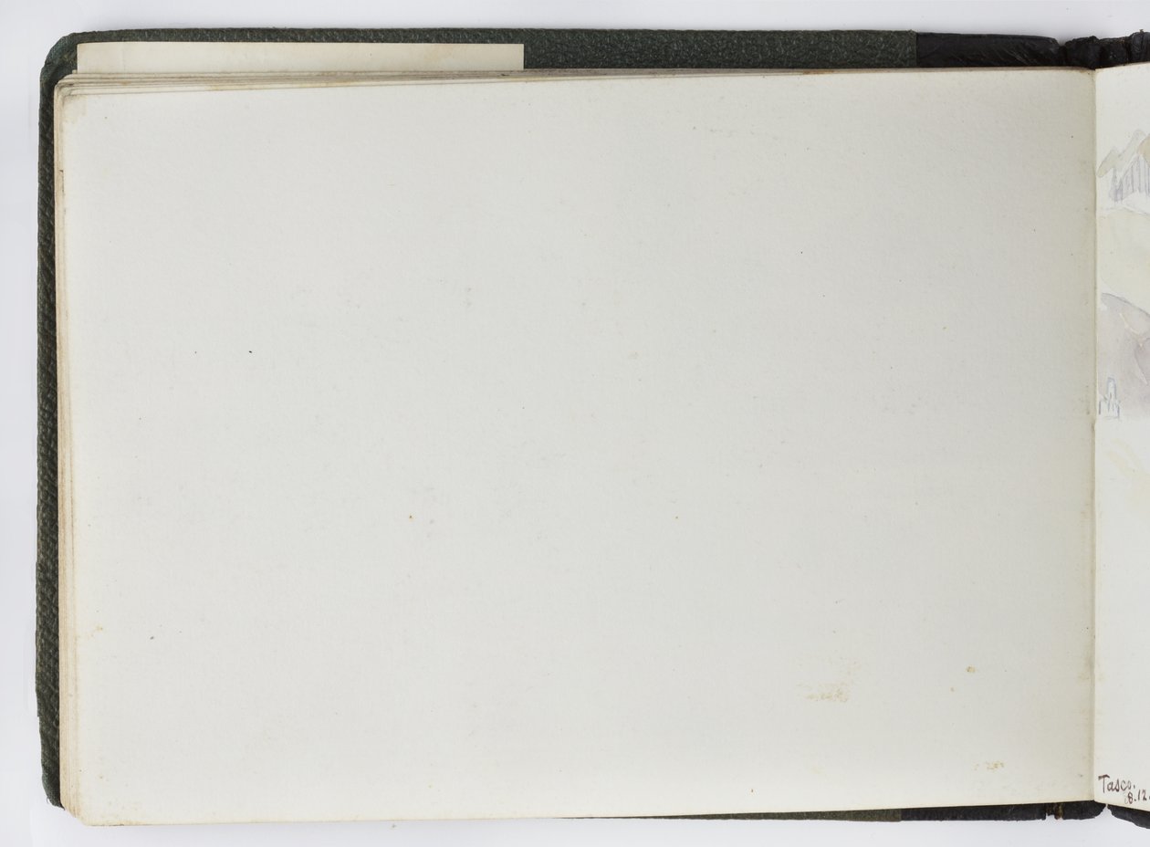 Skissebok med akvareller, tegninger og notater, Mexico, 1896-1898 (akvarell) av Adela Breton