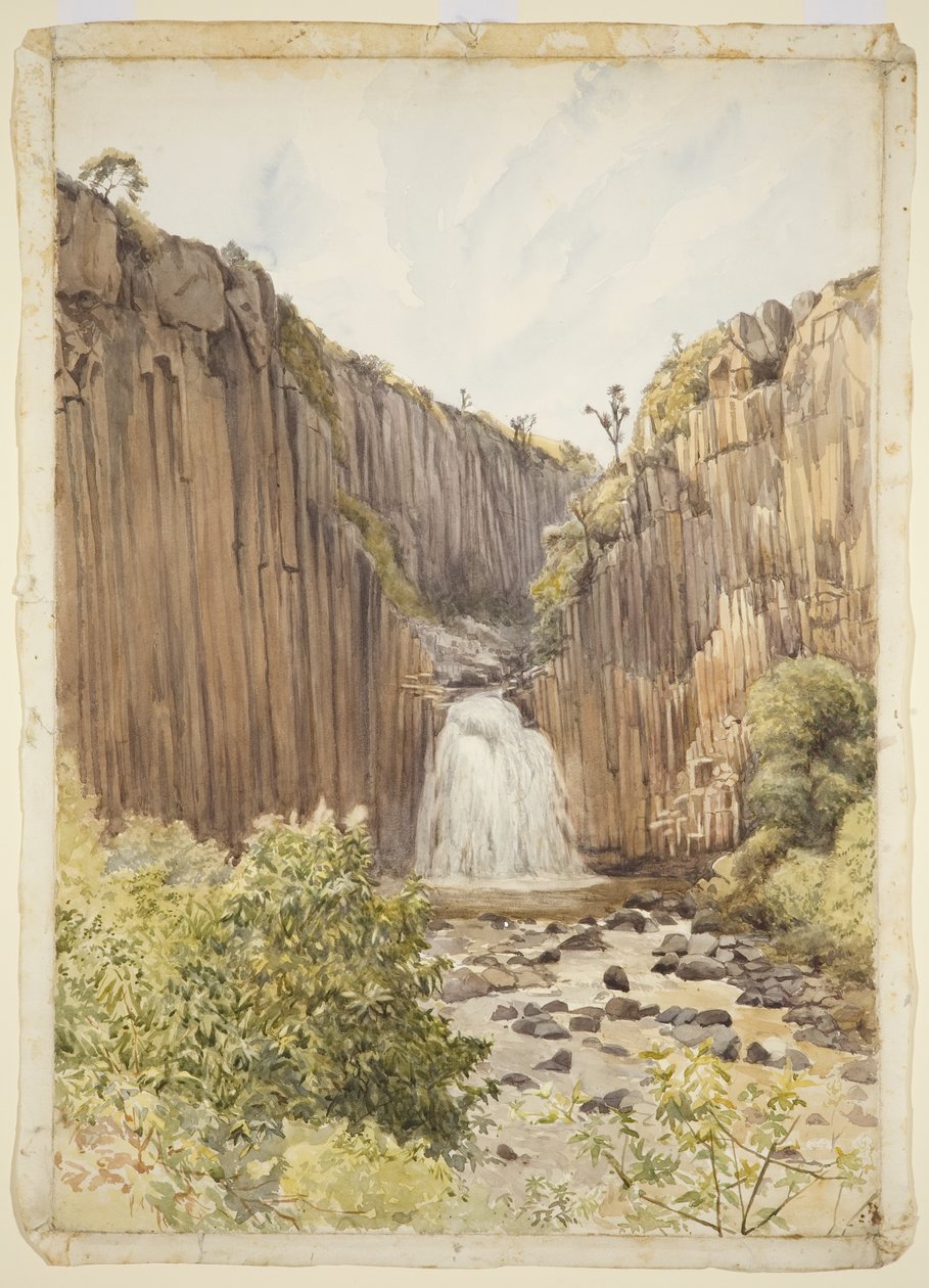 Foss ved Regla (akvarell) av Adela Breton