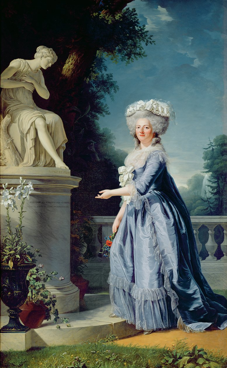 Portrett av Marie-Louise (1733-99) Victoire de France av Adelaide Labille Guiard