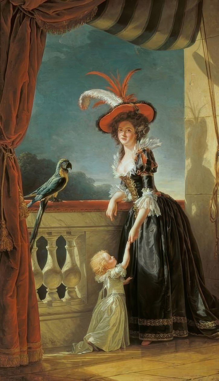 Louise Elisabeth av Frankrike / Labille-Guiar av Adelaide Labille Guiard