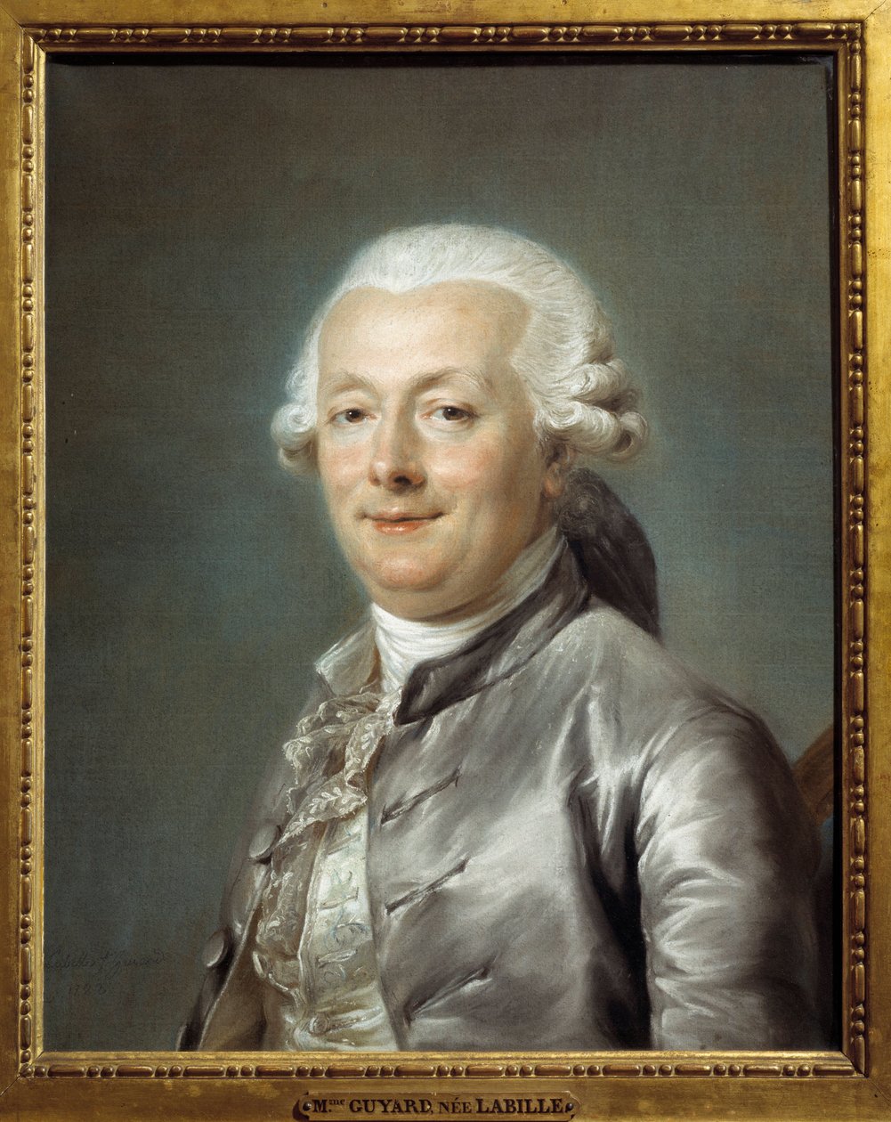 Portrett av Jean Jacques Bachelier (1724-1806) fransk maler. Maleri av Adelaide Labille-Guiard (Labille Guiard av Adelaide Labille Guiard