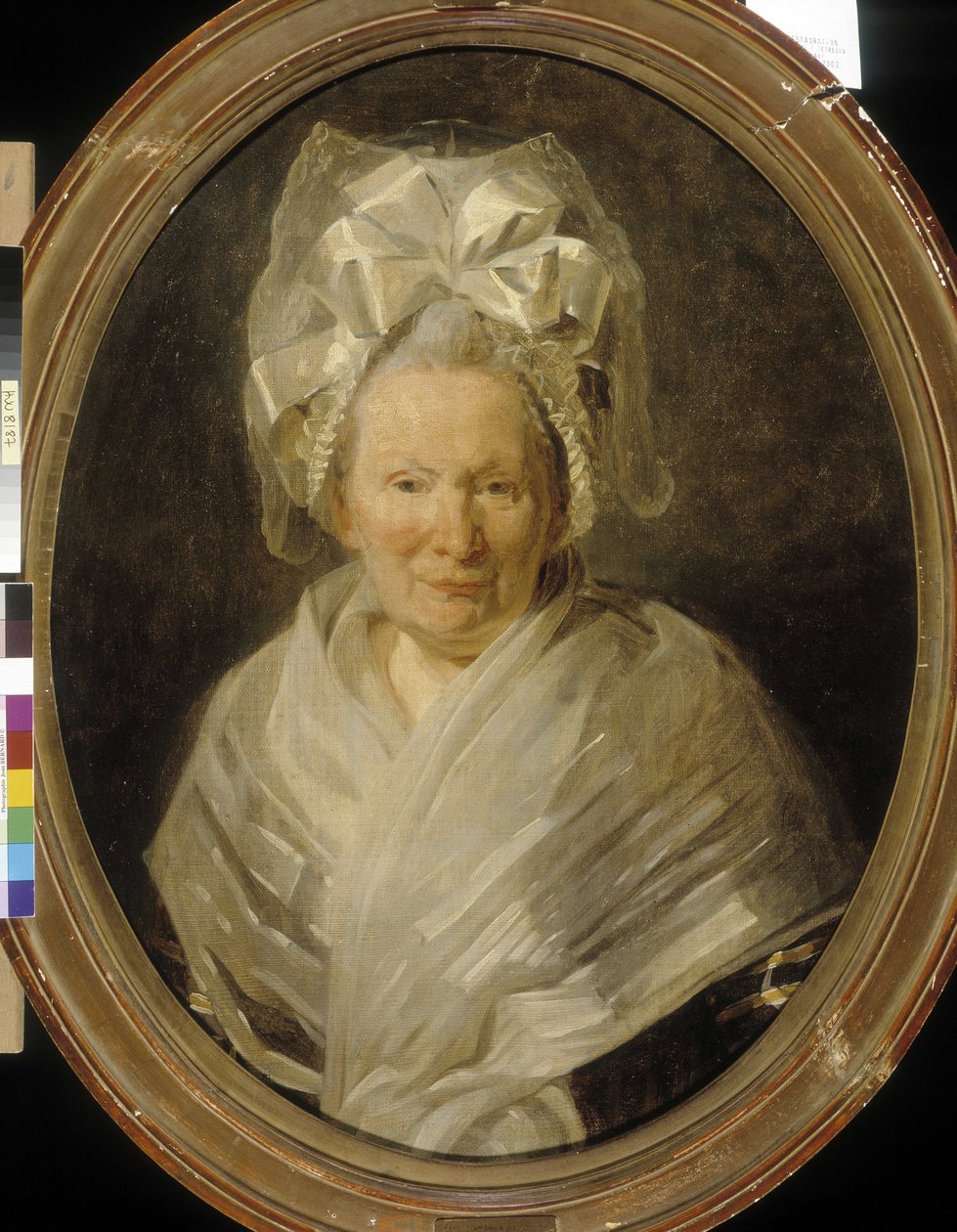 Portrett av en gammel kvinne (olje på lerret) av Adelaide Labille Guiard