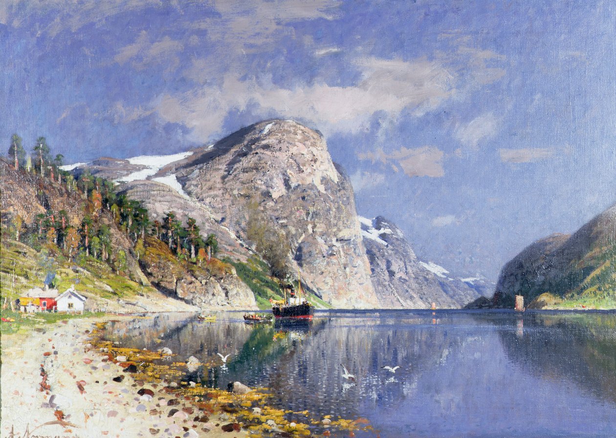 En Fjorddamper av Adelsteen Normann
