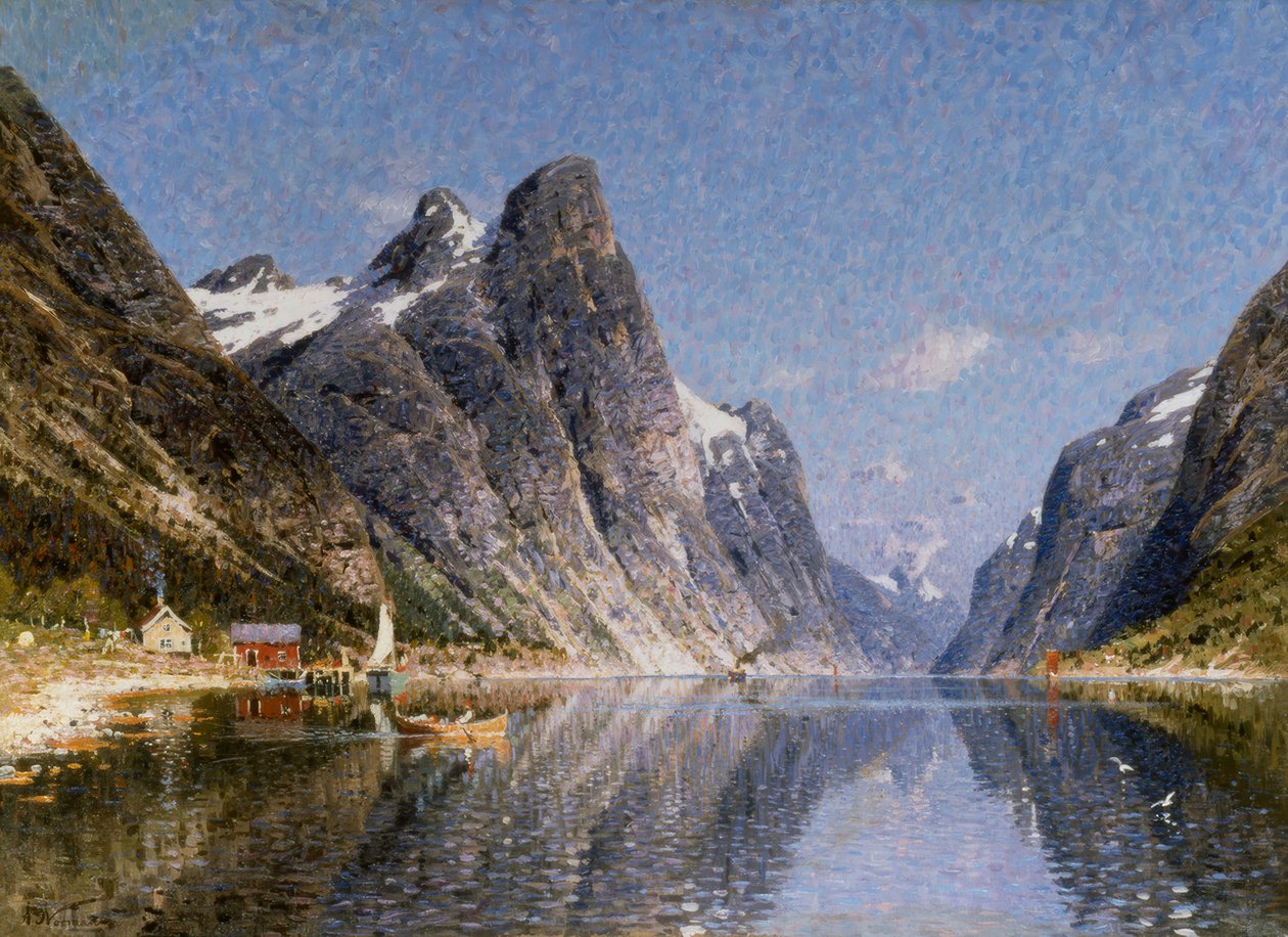 På fjorden, sommer av Adelsteen Normann