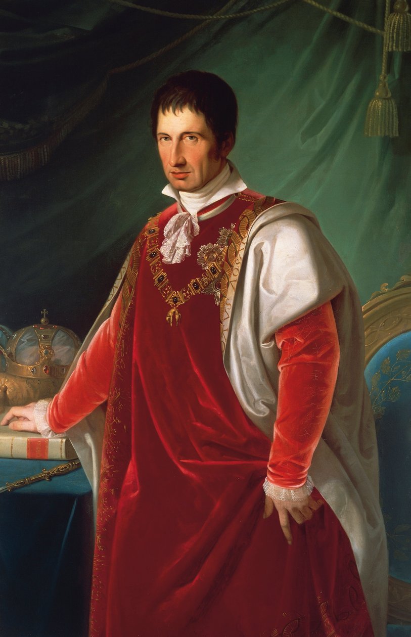 Portrett av Frans IV, hertugen av Modena (Milano av Adeodato Malatesta or Malatesti