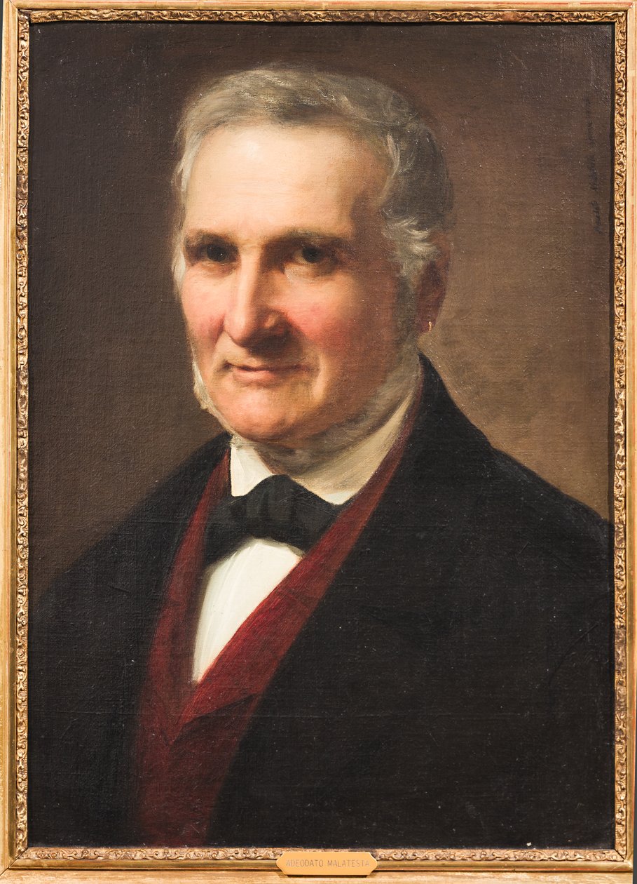 Portrett av en gentleman (olje på lerret) av Adeodato Malatesta or Malatesti