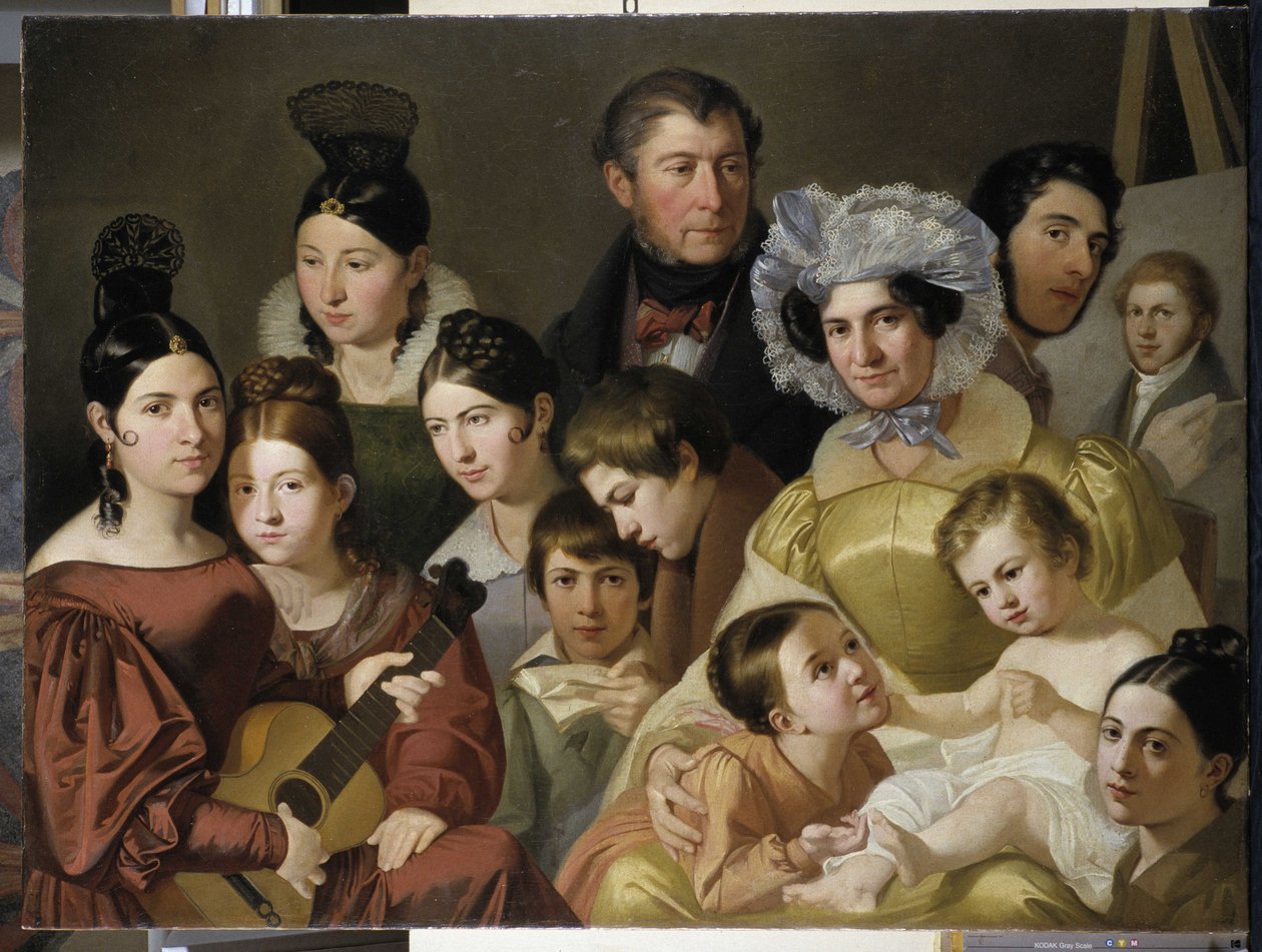 Familien Malatesta av Adeodato Malatesta or Malatesti