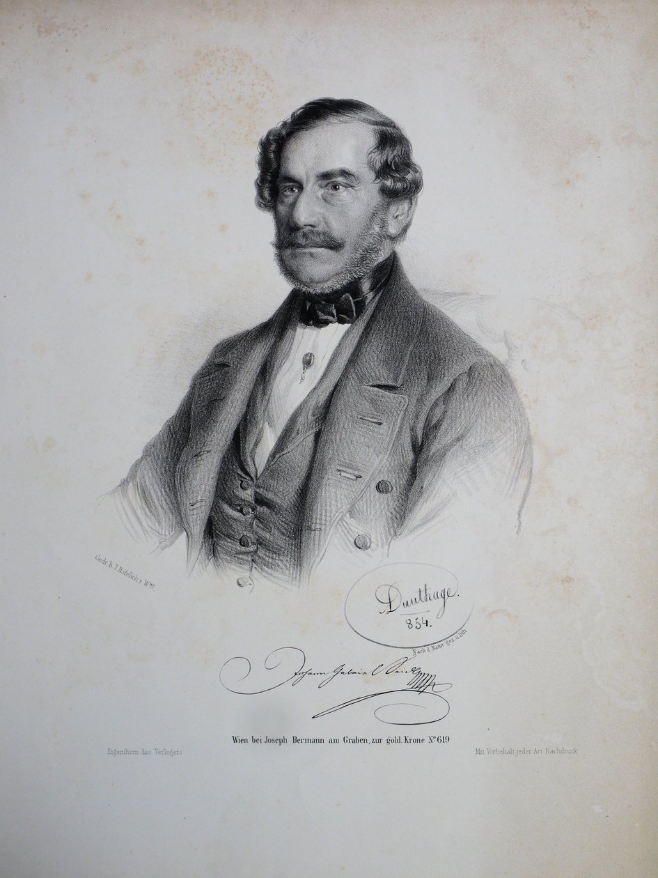 Johann Gabriel Seidl (1804-1875) av Adolf Dauthage