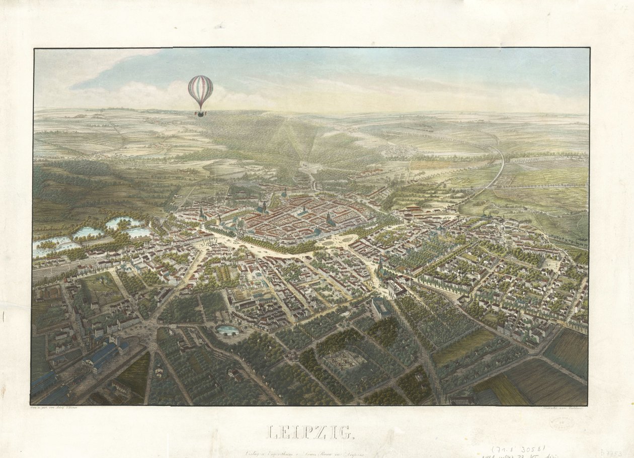 Leipzig fuglediagram 1850. av Adolf Eltzner