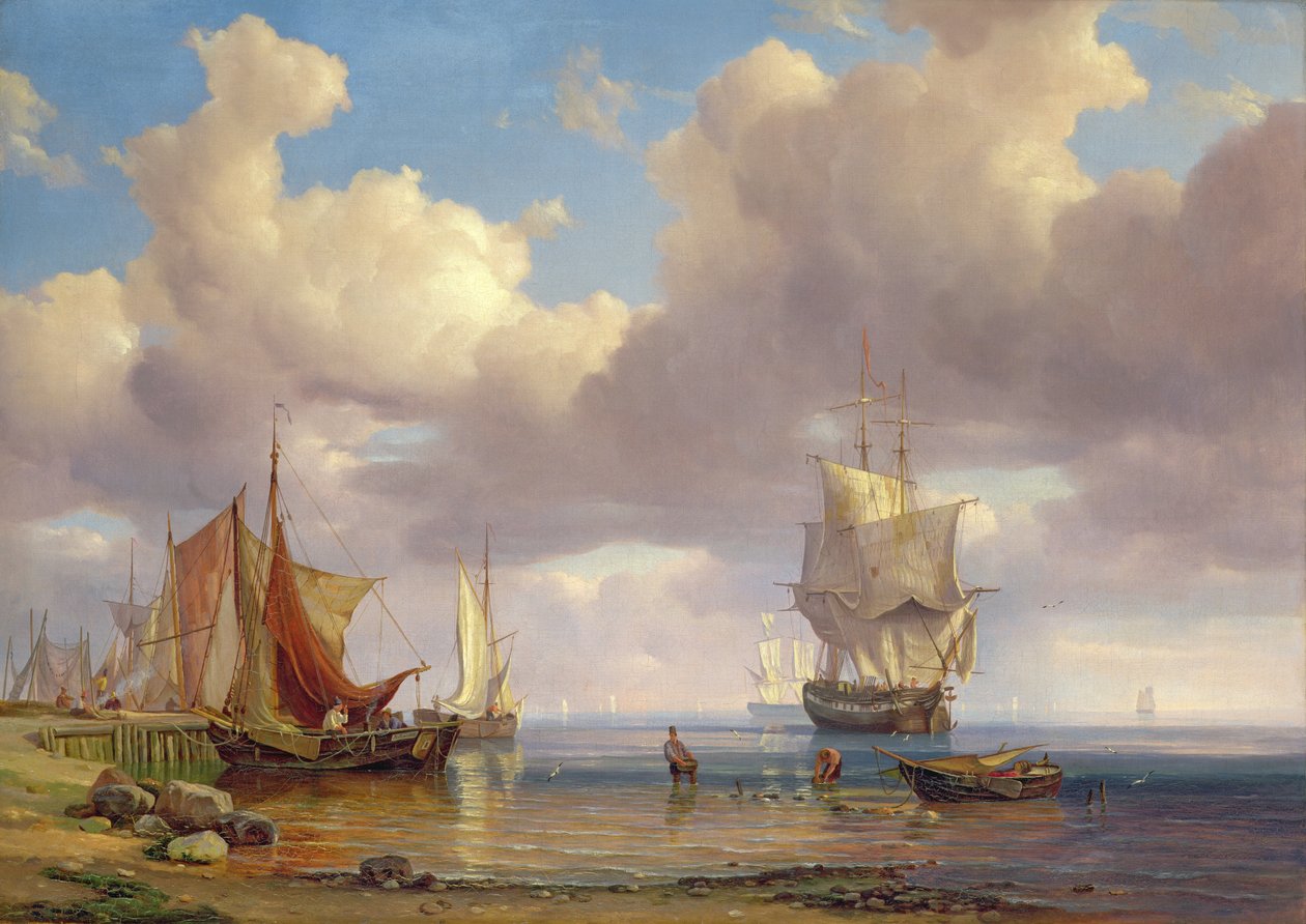 Stille hav, 1836 av Adolf Vollmer