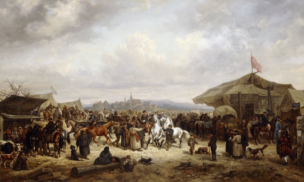 Hestemessen, 1863 av Adolf Friedrich