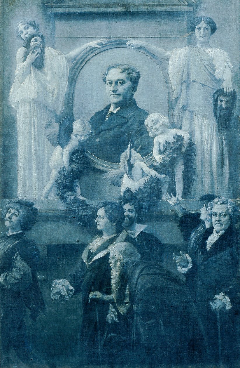 Hoffskuespilleren Ernst Hartmann av Adolf Hiremy Hirschl