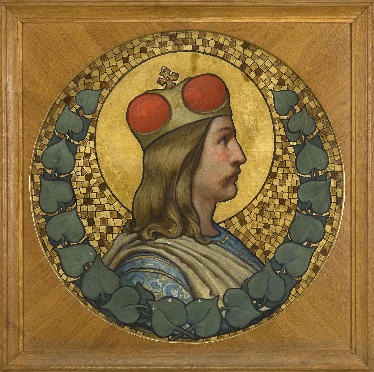 Saint Wenceslaus I, hertug av Böhmen, 1900 av Adolf Liebscher