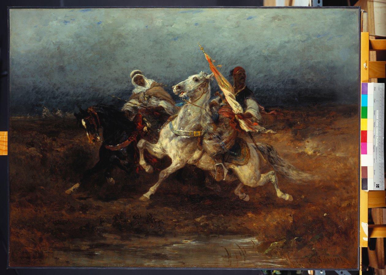 The Night Raid av Adolf Schreyer