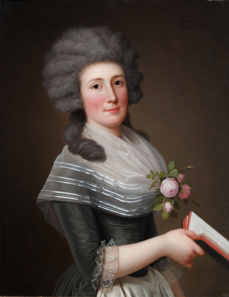 Portrett av Madame Wittfooth, født Noer, 1789 av Adolf Ulrich Wertmuller