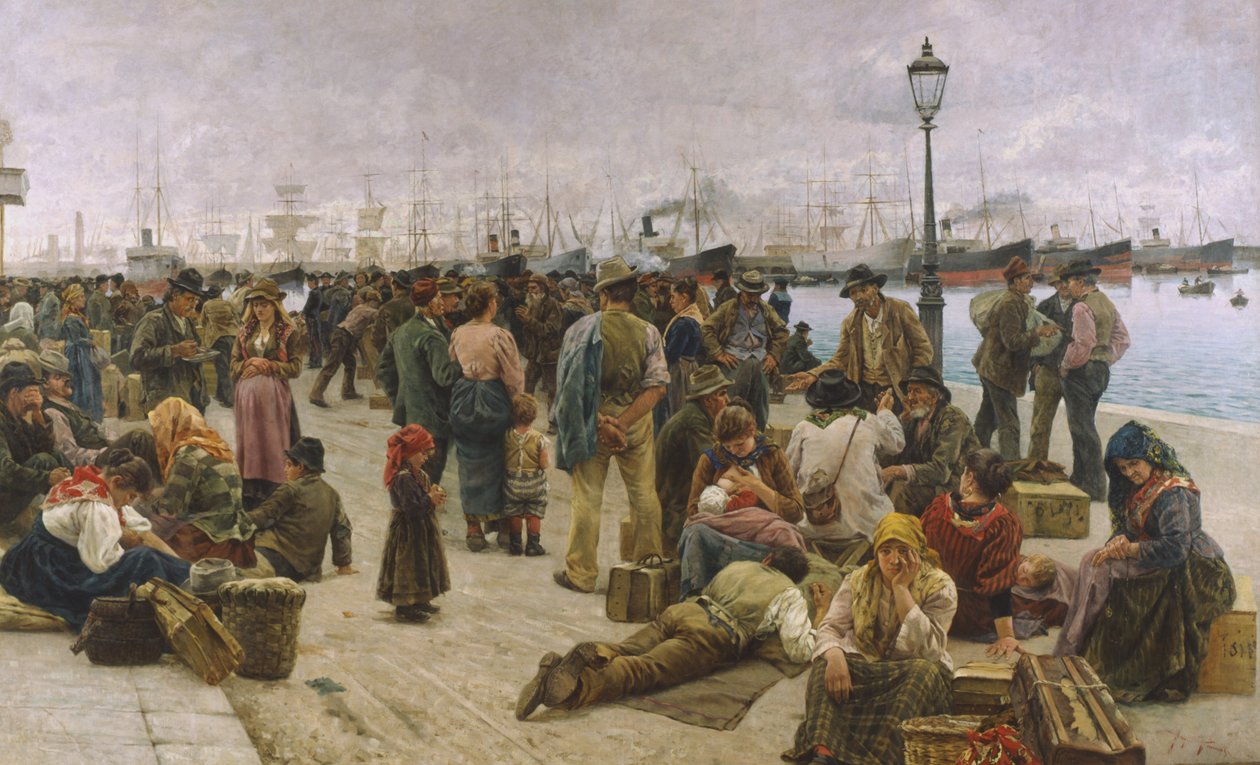 Utvandrere av Adolfo Tommasi