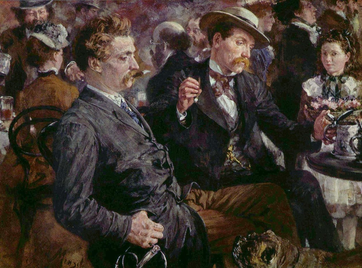 På ølhagen av Adolph Menzel