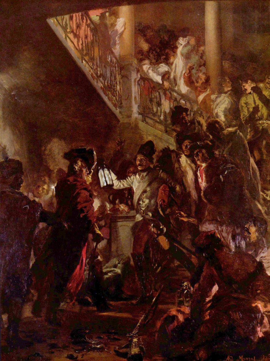 God kveld herrer av Adolph Menzel
