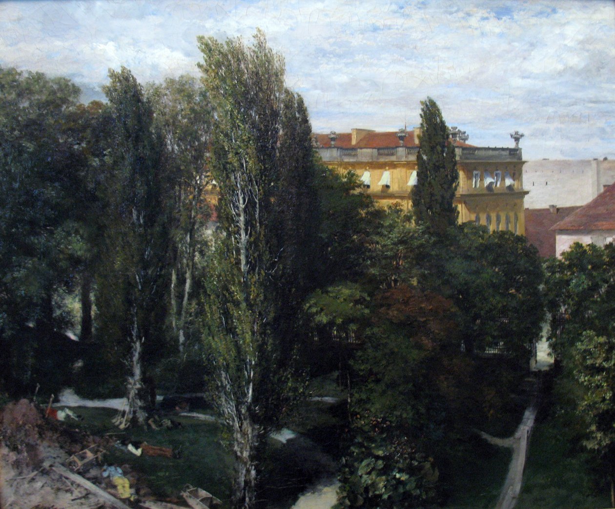Prins Albrechts palasshage av Adolph Menzel