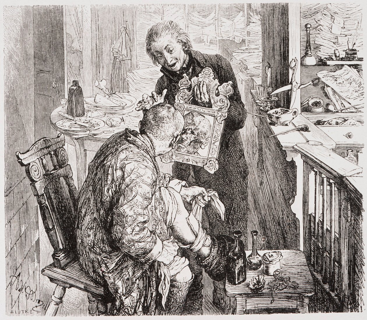 Den ødelagte kannen av Adolph Menzel