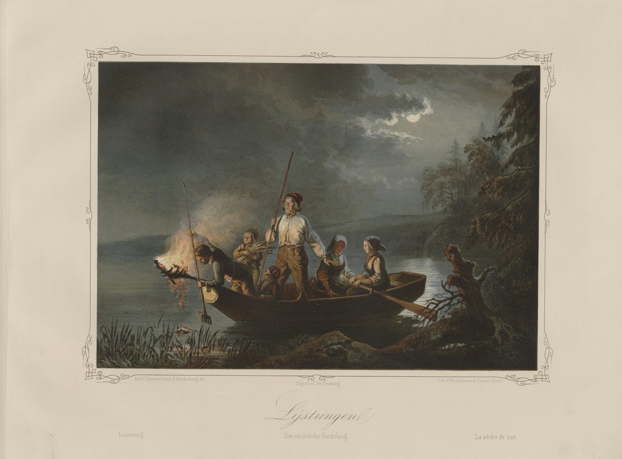 Illustrasjon hentet fra boken Norske Folkelivsbilleder av Tidemand av Adolph Tidemand