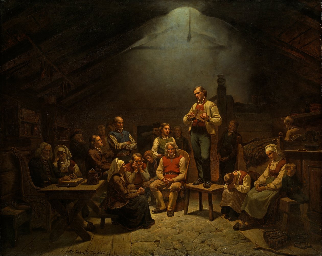 Lav kirkelig hengivenhet av Adolph Tidemand