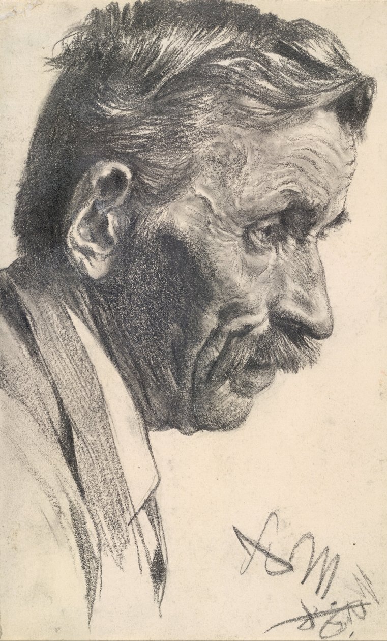 Et mannshode av Adolph Menzel