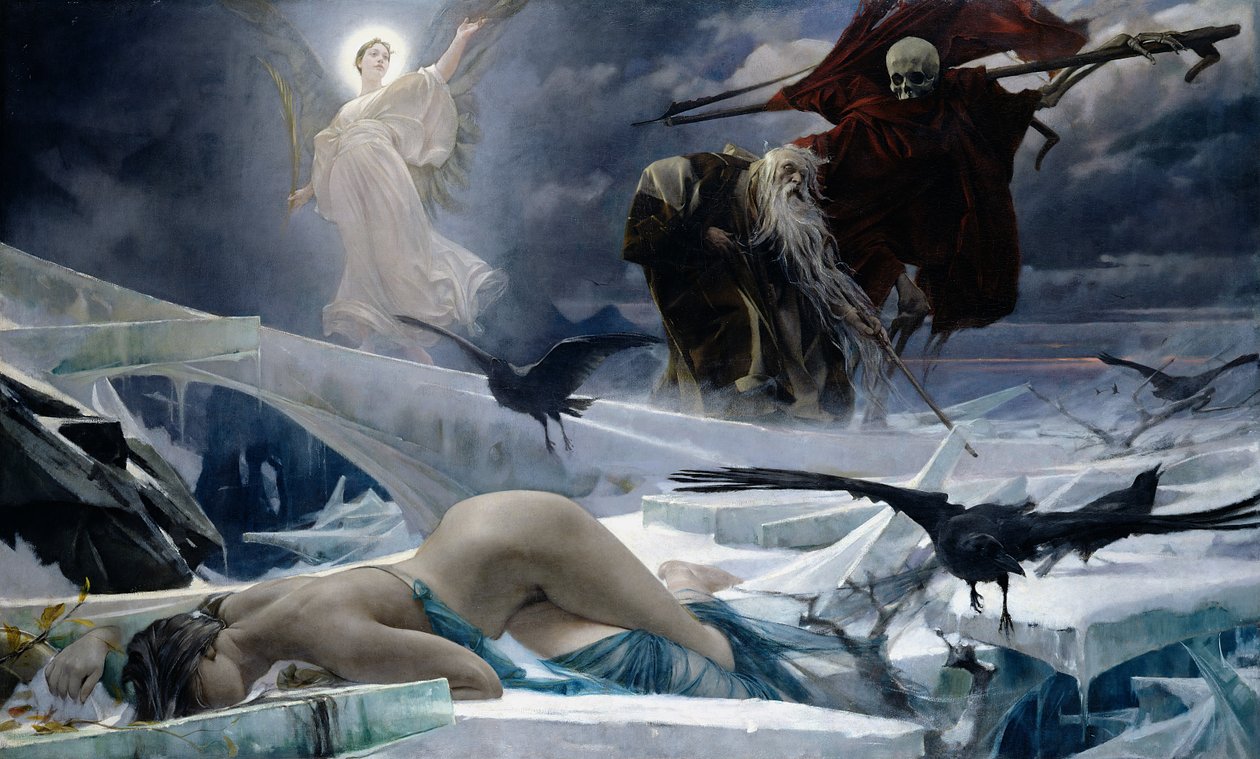 Ahasverus ved verdens ende av Adolf Hiremy Hirschl