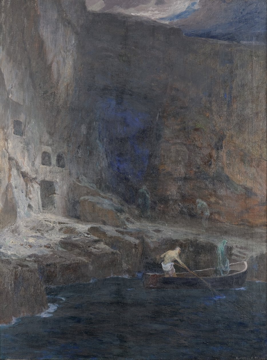 Detalj av The Souls of Acheron, 1898 av Adolf Hiremy Hirschl