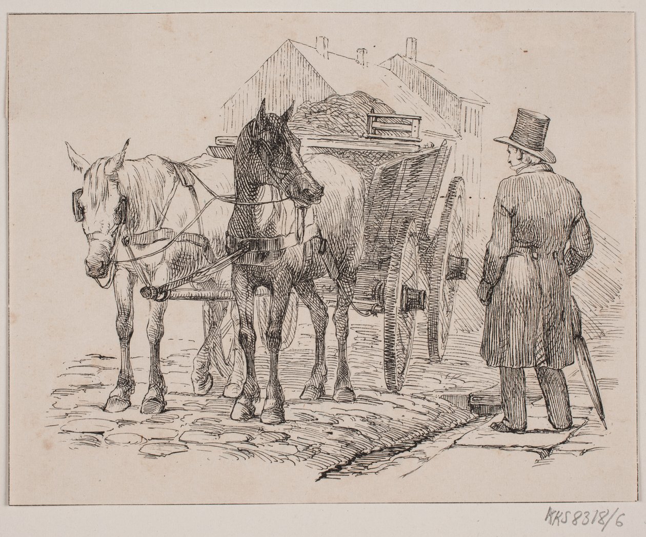 Søppelmannens hest av Johan Adolph Kittendorff