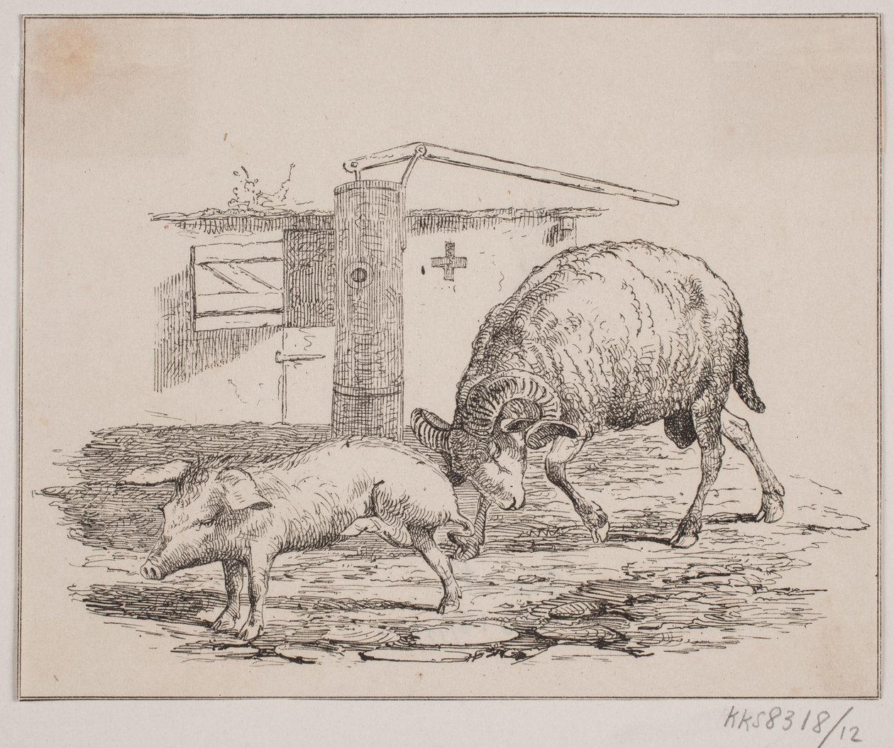 Væren og grisen av Johan Adolph Kittendorff