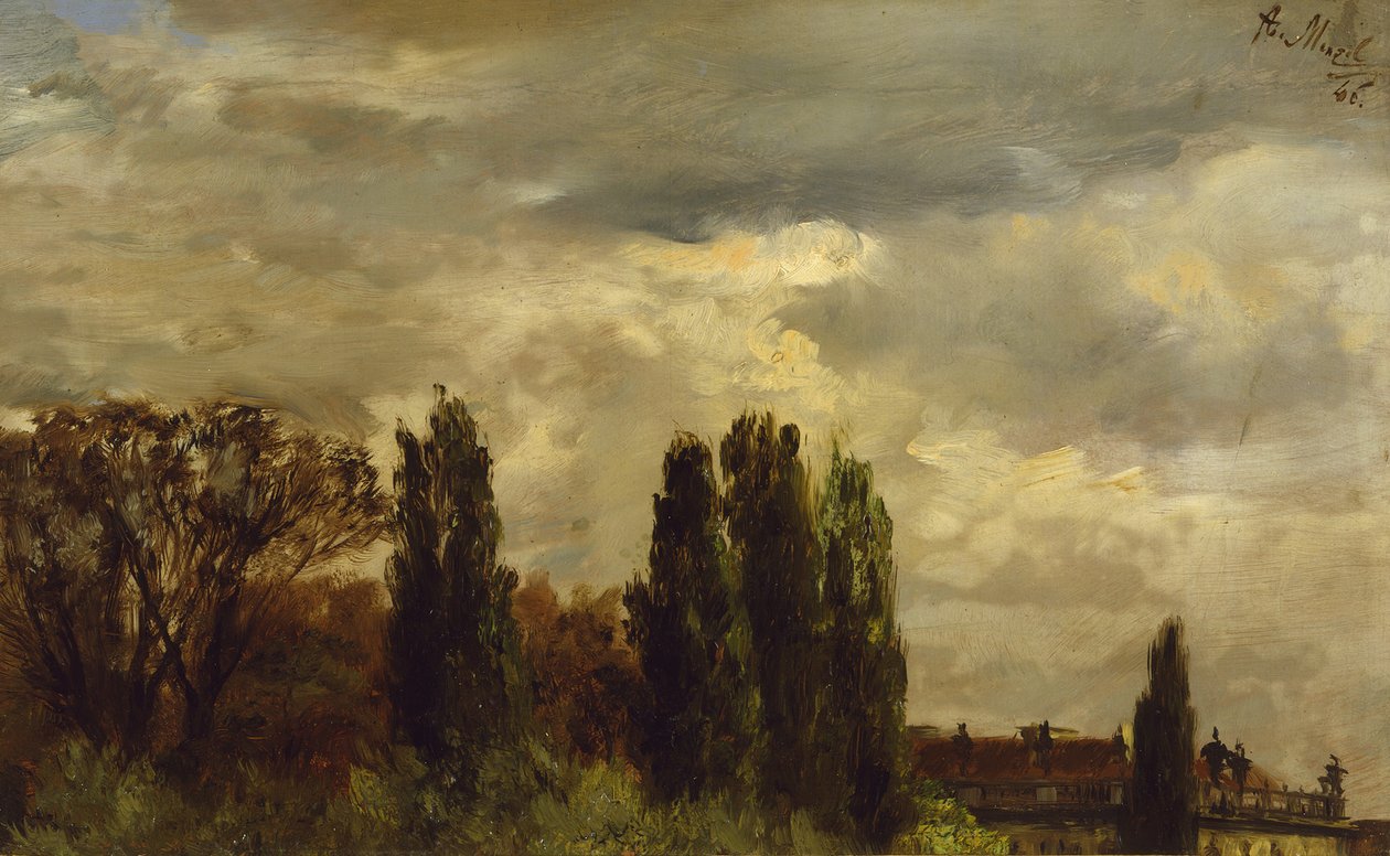 Utsikt over prins Albrechts park av Adolph Menzel