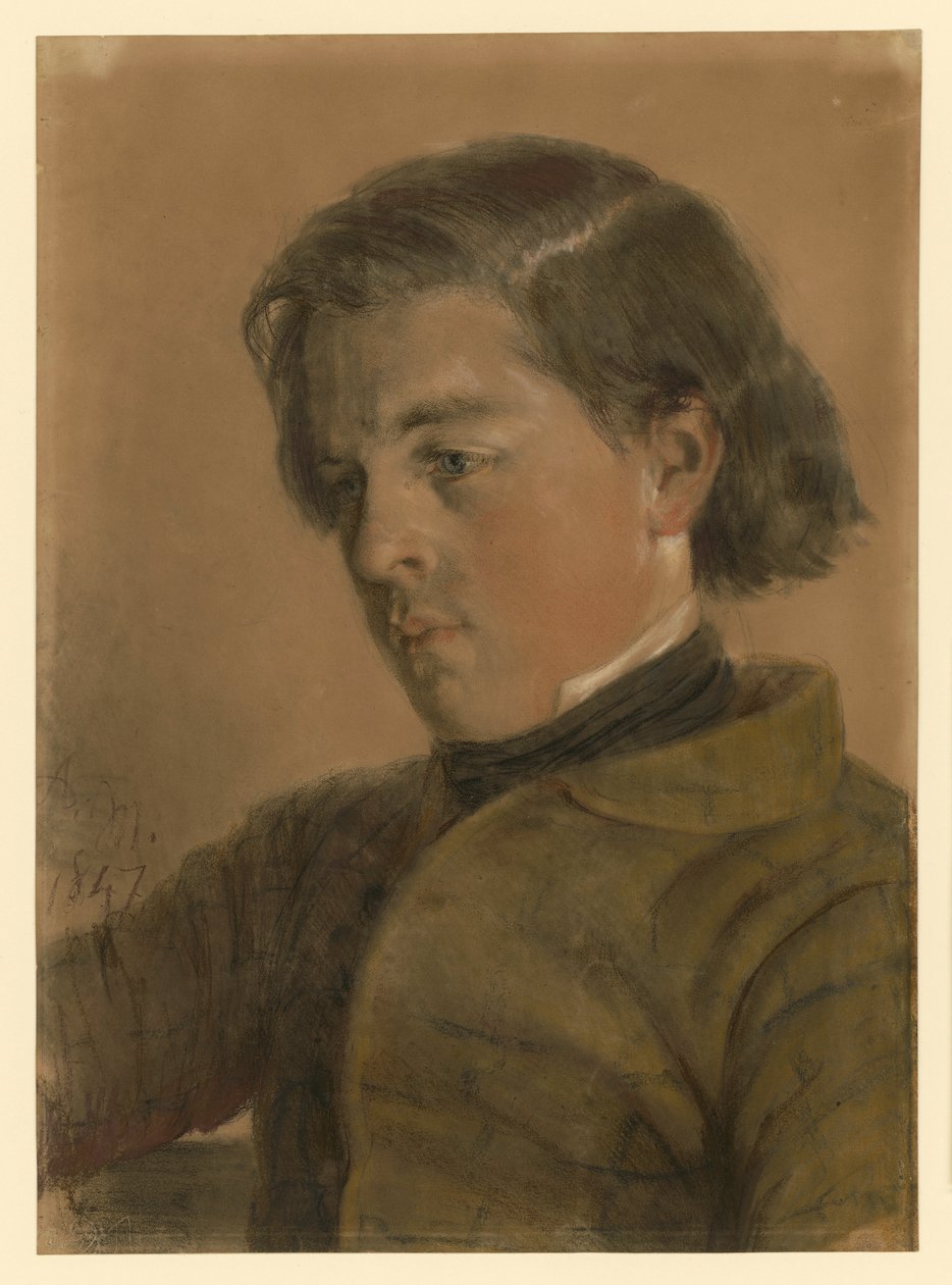 Carl Johann Arnold i sitt 17. leveår av Adolph Menzel