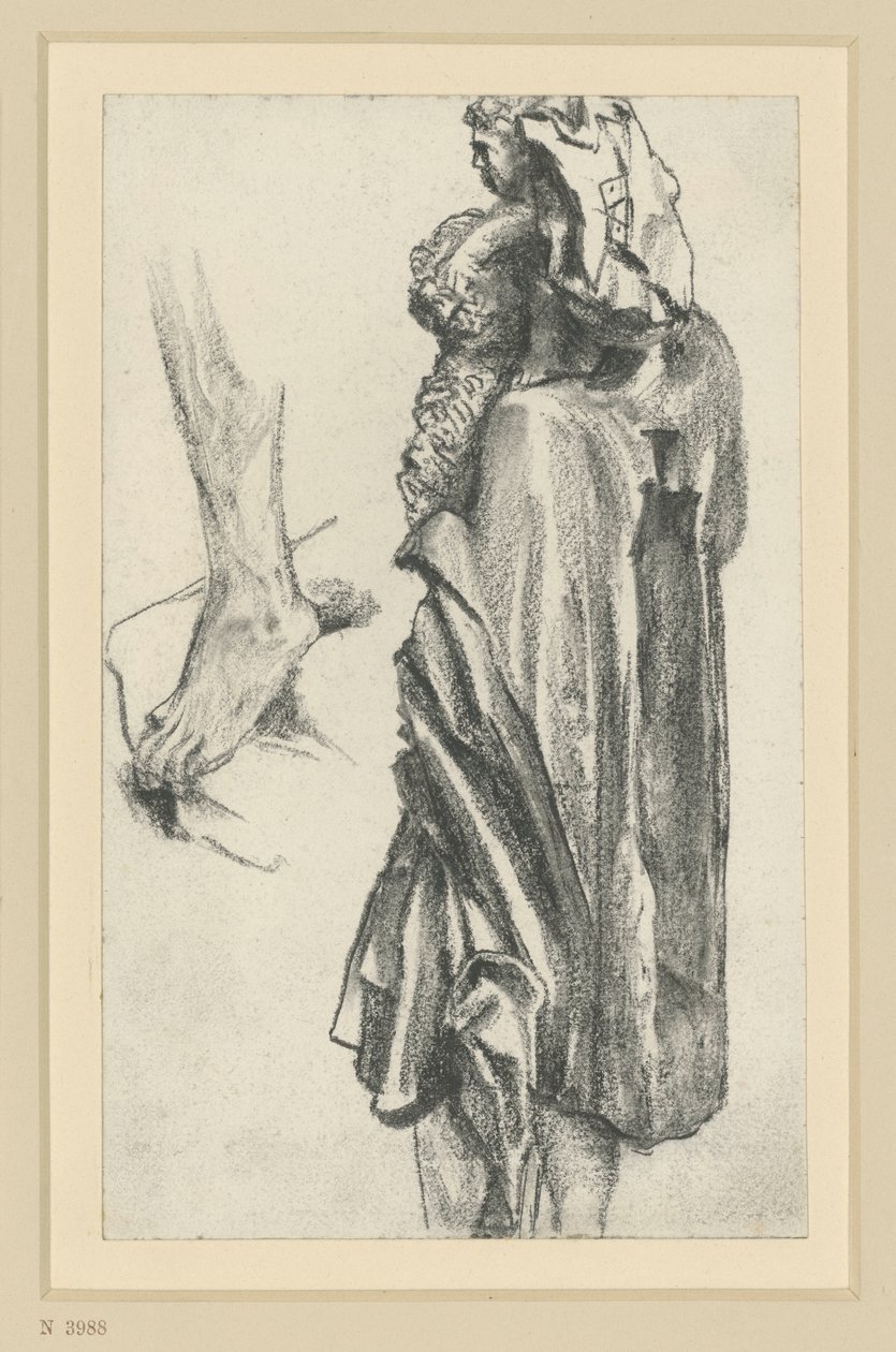 Christophorus, apostelmesteren fra Freiberg, i Dresden av Adolph Menzel
