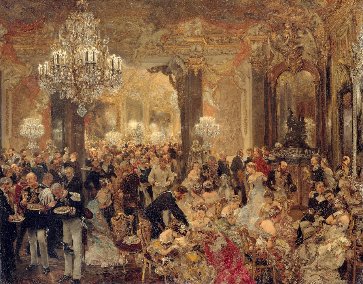 Ballmiddagen av Adolph Menzel