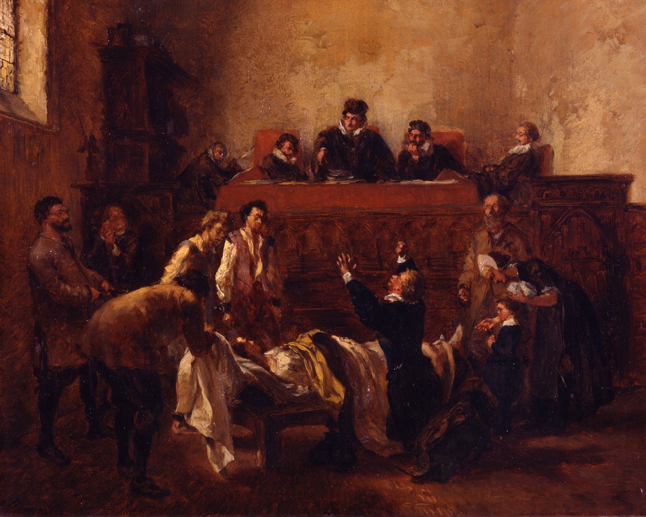 Dommedag. Skisse av Adolph Menzel
