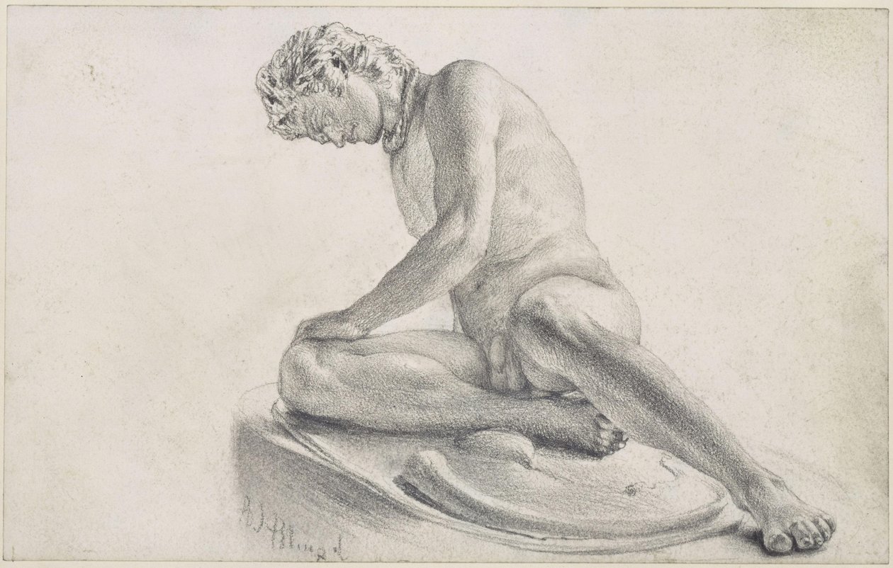 Den døende galleren av Adolph Menzel