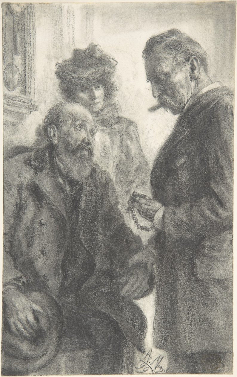 Lege og pasient av Adolph Menzel