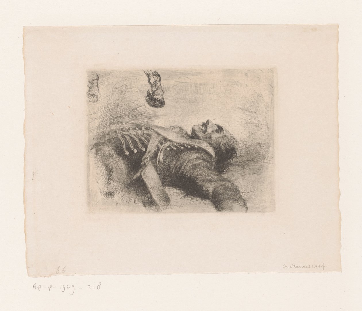 død husar av Adolph Menzel