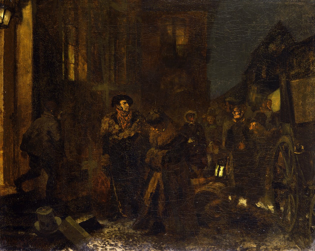 En pause på reisen av Adolph Menzel