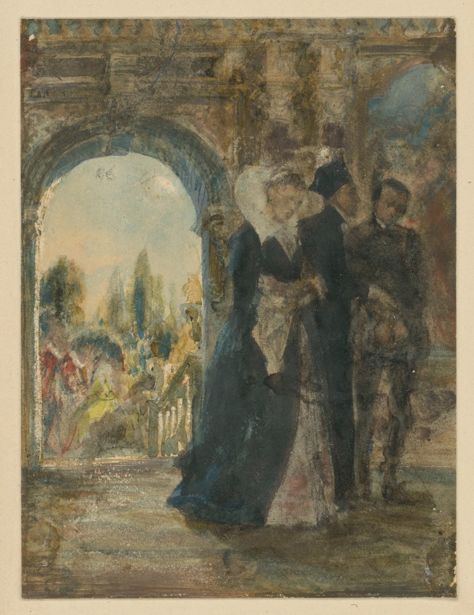 Familieråd. Utkast av Adolph Menzel