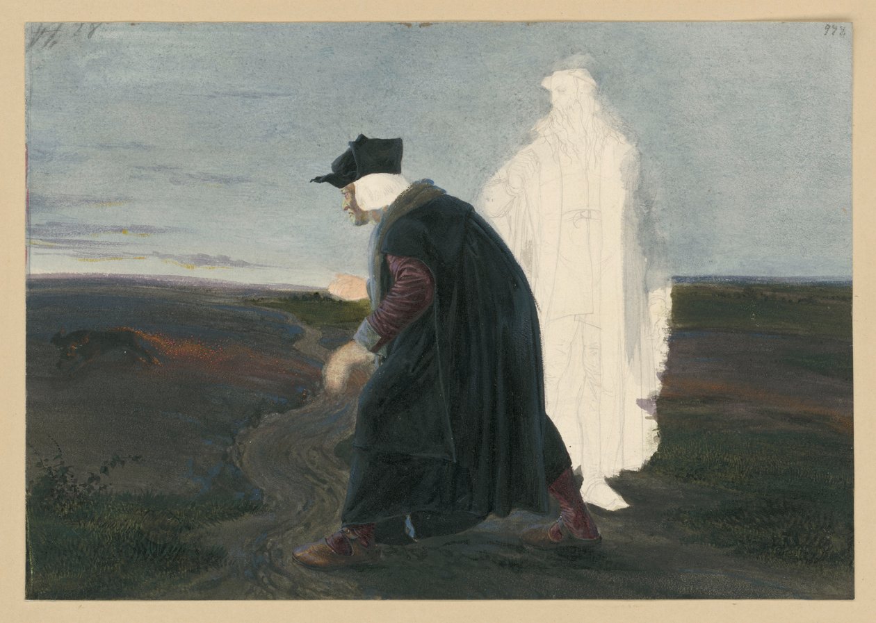 Faust og Wagner av Adolph Menzel